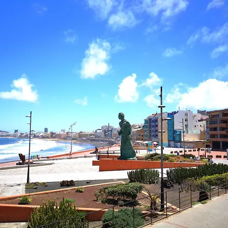 Apartamento en primera línea de Playa Las Canteras Las Palmas de Gran Canárias Exterior foto