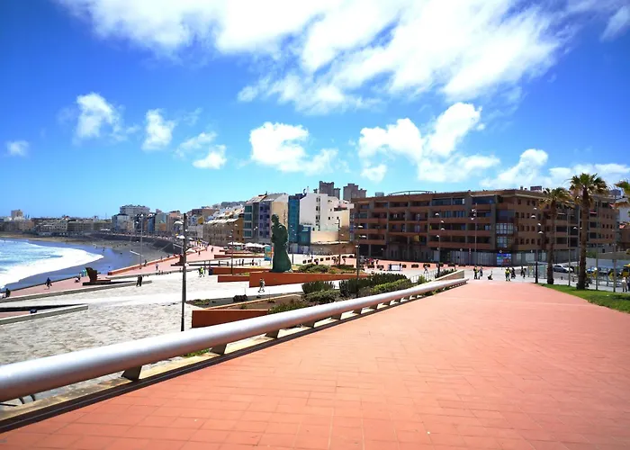 Acogedor Apartamento En Primera Linea De Playa Las Canteras